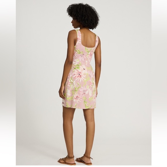 Express Floral Mini Wrap Dress - Picture 3 of 3